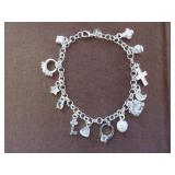 CHARM STAMPED 925 BRACELET