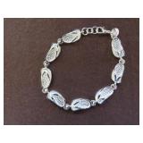 FLIP FLOPS STAMPED 925 BRACELET