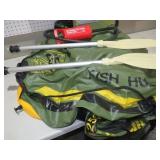 SEVYLOR RUBBER BLOW UP RAFT W/PUMP & PADDLES