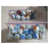 (2) BAGS OF SHOOTING MARBLES