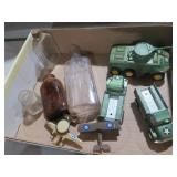 COLLECTION OF ARMY JEEPS /PLANES/ BOTTLES