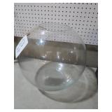 LARGE GLASS 16"R VASE