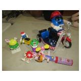 VINTAGE M&M FIGURINES & TRINKETS