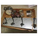 FARM TRACTOR SALT & PEPPER, BOTTLE CAPS, MISC