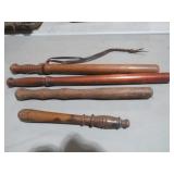COLLECTION OF POLICE NIGHT STICKS