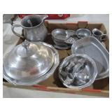 COLLECTION OF PEWTER ITEMS