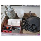 VINTAGE WESTINGHOUSE BUTTON HOLE, CAST IRON PCS