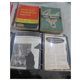 (2) VINTAGE AUTO REPAIR MANUALS & (2) NEWSPAPER