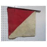 EARLY VINTAGE SIGNAL MAINTENANCE FLAG