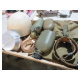 VINTAGE COLLECTION OF MILITARY & BOY SCOUT ITEMS