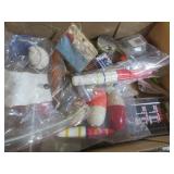 BOX OF FISHING FLOATS, HOOKS & MISC