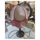 FRINGED BOUDOIR LAMP
