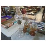 COLLECTION OF (4) NICE OIL LAMPS