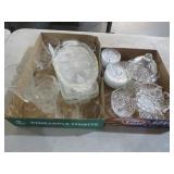 SERVING DISHES, CUPS, BUTTER DISH & MISC