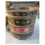 (5) US STANDARD SIEVE SERIES BRASS STRAINERS