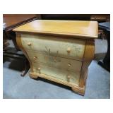 PAINTED SOLID WOOD (3) DRAWER CHEST