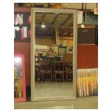 LARGE FRAMED BEVELED FLOOR MIRRIOR