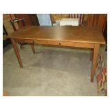 SOLID WOOD (2) DRAWER TABLE