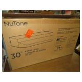 NEW NUTONE 30"W STAINLESS RANGE HOOD IN BOX