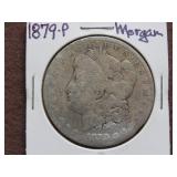 1879 P MORGAN SILVER DOLLAR 90%