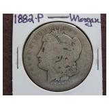 1882 P MORGAN SILVER DOLLAR 90%