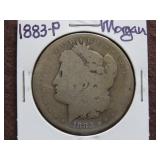 1883 P MORGAN SILVER DOLLAR 90%