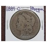 1889 O MORGAN SILVER DOLLAR 90%