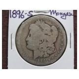 1896 S MORGAN SILVER DOLLAR 90%