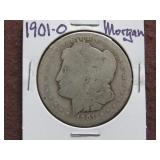 1901 O MORGAN SILVER DOLLAR 90%