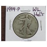 1944 P WALKING LIBERTY HALF DOLLAR 90%