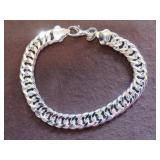 CHAIN LINK STAMPED 925 BRACELET