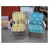 (2) VINTAGE LAWN CHAIRS