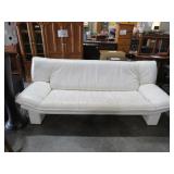MODERN WHITE LEATHER SOFA