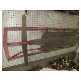 VINTAGE WOOD & METAL SNOW SLED