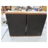 PAIR OF ADVENT WOOD SPEAKERS