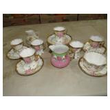 COLLECTION OF CLARA HAND PAINTED CHINA
