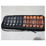 (12) ASSORTED KNIVES IN ROLL VARIOUS BRANDS