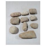 (10) COLORFUL STONE CELTS