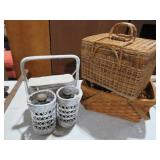 (3) PICNIC BASKETS