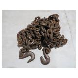 LOG CHAIN W/ (2) HOOK ENDS