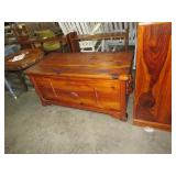 ANTIQUE CEDAR CHEST W/ ORIG KEY