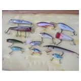 (12) VINTAGE FISHING LURES