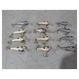 (12) VINTAGE FISHING LURES