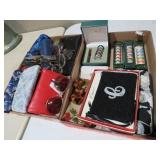 COLLECTION OF EYE GLASSES, METAL WATCH FACES,GUCCI