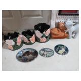 METAL CANDLE HOLDERS, DOOR STOP & MISC