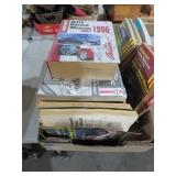 BOX OF AUTO REPAIR BOOKS