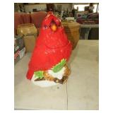 MERCURIES RED CARDINAL COOKIE JAR