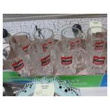 (8) VINTAGE HIRES ROOT BEER GLASS MUGS