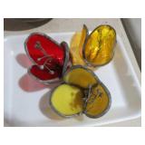 HANDMADE STAINED GLASS FLOWERS