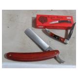 BLACK BEAR SKINNER KNIFE & STRAIGHT RAZOR